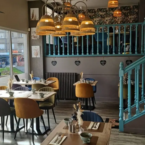 Intérieur crêperie